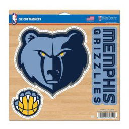 Ensemble d'aimants Memphis Grizzlies 11 x 11 - unisexe Taille: One Size Only