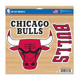 Ensemble d'aimants Chicago Bulls 11 x 11 - unisexe Taille: One Size Only