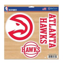 Ensemble d'aimants Atlanta Hawks 11x11 - unisexe Taille: One Size Only