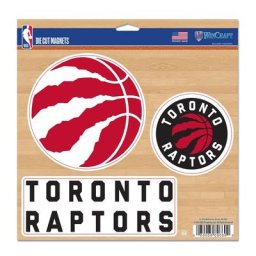 Ensemble d'aimants Toronto Raptors 11x11 - unisexe Taille: One Size Only