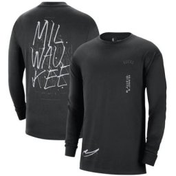 Milwaukee Bucks Nike Max 90 1 T-shirt à manches longues - Noir - Homme - Homme Taille: M