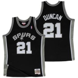 Maillot San Antonio Spurs Tim Duncan Hardwood Classics Road Swingman par Mitchell & Ness - Homme - Homme Taille: 2XL