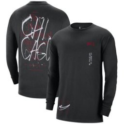 Chicago Bulls Nike Max 90 1 T-shirt à manches longues - Noir - Homme - Homme Taille: M