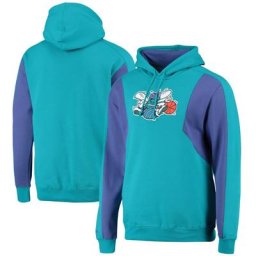 Sweat à capuche Charlotte Hornets Color Block 2.0 par Mitchell & Ness - Homme - Homme Taille: XL