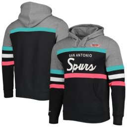 Sweat à capuche Mitchell & Ness San Antonio Spurs Head Coach - Homme - Homme Taille: M