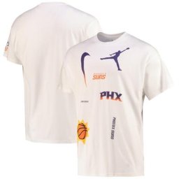 T-shirt Phoenix Suns Jordan Courtside Max 90 - Blanc - Homme - Homme Taille: S