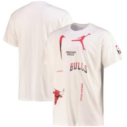 T-shirt Chicago Bulls Jordan Courtside Max 90 - Blanc - Homme - Homme Taille: 2XL