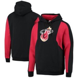 Sweat à capuche Miami Heat Color Block 2.0 par Mitchell & Ness - Hommes - Homme Taille: L