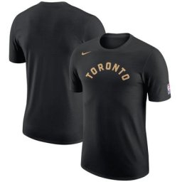 Toronto Raptors Nike City Edition Logo T-Shirt - Noir - Homme - Homme Taille: M