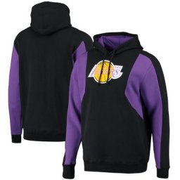 Sweat à capuche Los Angeles Lakers Color Block 2.0 par Mitchell & Ness - Homme - Homme Taille: S