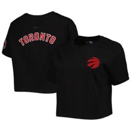 T-shirt carré Pro Standard Toronto Raptors Classics pour femme, noir - Homme Taille: L