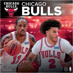 Calendrier mural Chicago Bulls 2023 12 x 12 pouces - unisexe Taille: One Size Only