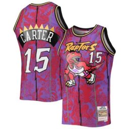 Hommes Mitchell & Ness Vince Carter Violet Toronto Raptors Hardwood Classics 1998-99 Maillot Swingman du Nouvel An lunaire - Homme Taille: L