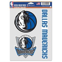 Dallas Mavericks Lot de 5 x 7 feuilles de décalcomanies - unisexe Taille: One Size Only