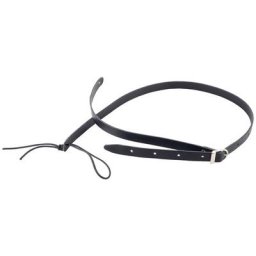 Harley Benton Mandolin Leather Strap Black