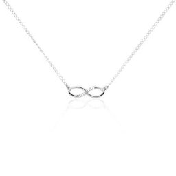 Collier Xara Argent Blanc