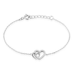 Bracelet Argent Blanc Marina Oxydes De Zirconium