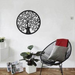 Art mural en métal arbre de vie sculpture murale décor de maison bureau chambre à coucher
