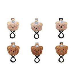 Crochets universels pour landau de bébé sac de rangement pour poussette ours en peluche Y55B