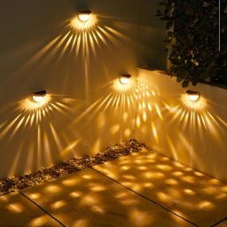 Applique Murale Solaire à 6 LED Imperméable Luminaire Décoratif d'Nik Idéal pour un Jardin une