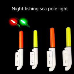 Canne à pêche flottante étanche amovible matériel de nuit en plastique sans canne électronique
