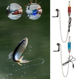 Indicateur d'alarme de morsure de pêche balancier de pêche LED cintre de chaîne indicateur de