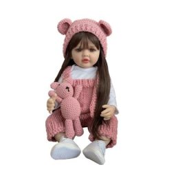 Poupées réalistes en Silicone pour bébés filles 22 pouces étanche