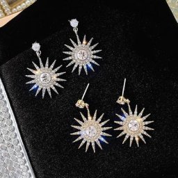 Boucles d'oreilles pendantes de tournesol délicates pour femmes biscuits pétale bijoux fantaisie