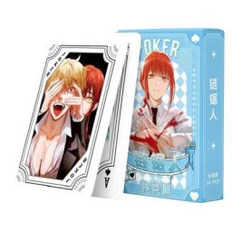 Jeu de tronçonneuse pour hommes cartes de jeu de société dessin animé Denji Pochita jouets pour