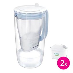 Carafe à eau BRITA VERRE + 2 CARTOUCHES MAXTRA PRO