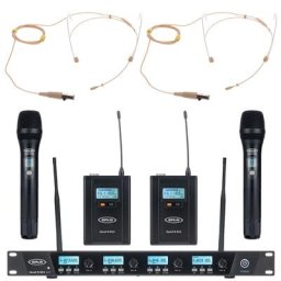 Sirus Quad R/2H/2B/ 2 Headmike O Set