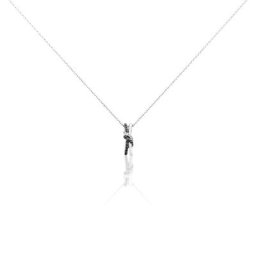 Collier Marina Or Blanc Diamant