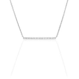 Collier Alayna Or Blanc Diamant