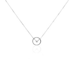 Collier Natalane Or Blanc Diamant