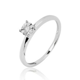 Bague Dream Or Blanc Diamant