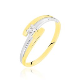 Bague Blandine Or Bicolore Diamant