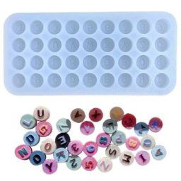 Porte-clés brillant géométrie alphanumérique en Silicone résine époxy moule DIY pendentif bijoux