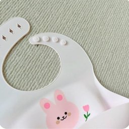 Bavoir d'alimentation en Silicone pour bébé imprimé dessin animé unisexe avec poche
