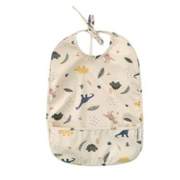 Bavoirs imperméables de dessin animé pour bébés tablier d'alimentation pour nourrissons Smock
