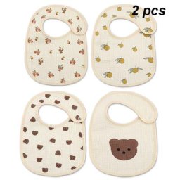 Bavoirs en gaze de coton pour nouveau-né écharpe à la mode pour enfants serviette de salive