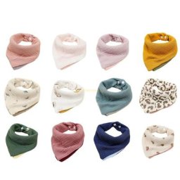 Bavoir d'alimentation pour bébé bavoir en tissu à quatre couches pour bébé de 0 à 36 mois