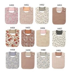 Bavoir pour nouveau-né serviette imperméable Vintage imprimé Floral pour bébés garçons et