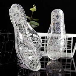 Sandales en MSI transparentes pour femmes diapositives spinales chaussures décontractées bon