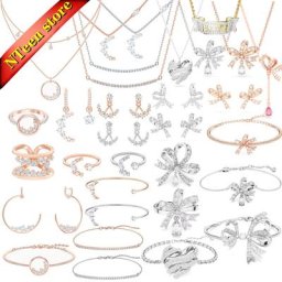 Swa-Ensembles de bijoux fins originaux pour femmes collier de raquette ronde en cristal géométrique