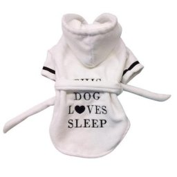 Pyjama de bain doux pour animaux de compagnie serviette de séchage vêtements de couchage peignoir
