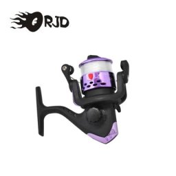 ORJD-Mini moulinet de pêche ultra léger bobine en métal frein en acier inoxydable poignée de