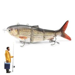 Leurre de pêche robotisé wobblers électriques automatiques appâts nageurs pour brochet appâts