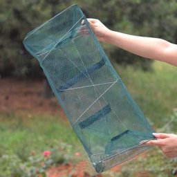 Filet de pêche pliable piège fermeture éclair Portable appât pour crevettes écrevisse crabe