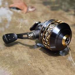 Moulinet de pêche à fronde en métal réglage Spincasting catapulte arc pour la chasse en plein