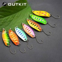 OUTPeugeot-Appât Élde type cuillère pour la pêche à la truite leurre pour attraper des poissons